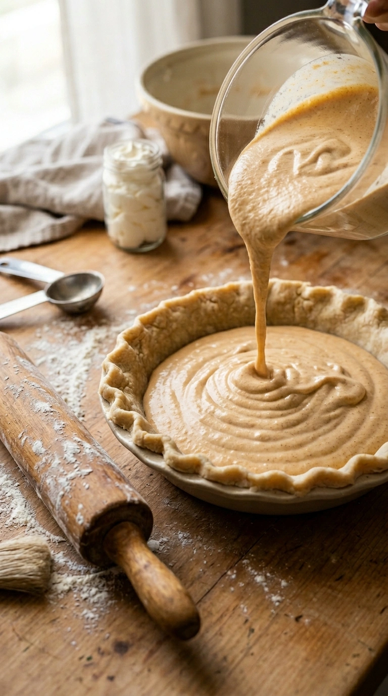 Cooking instructions for no bake pumpkin pie