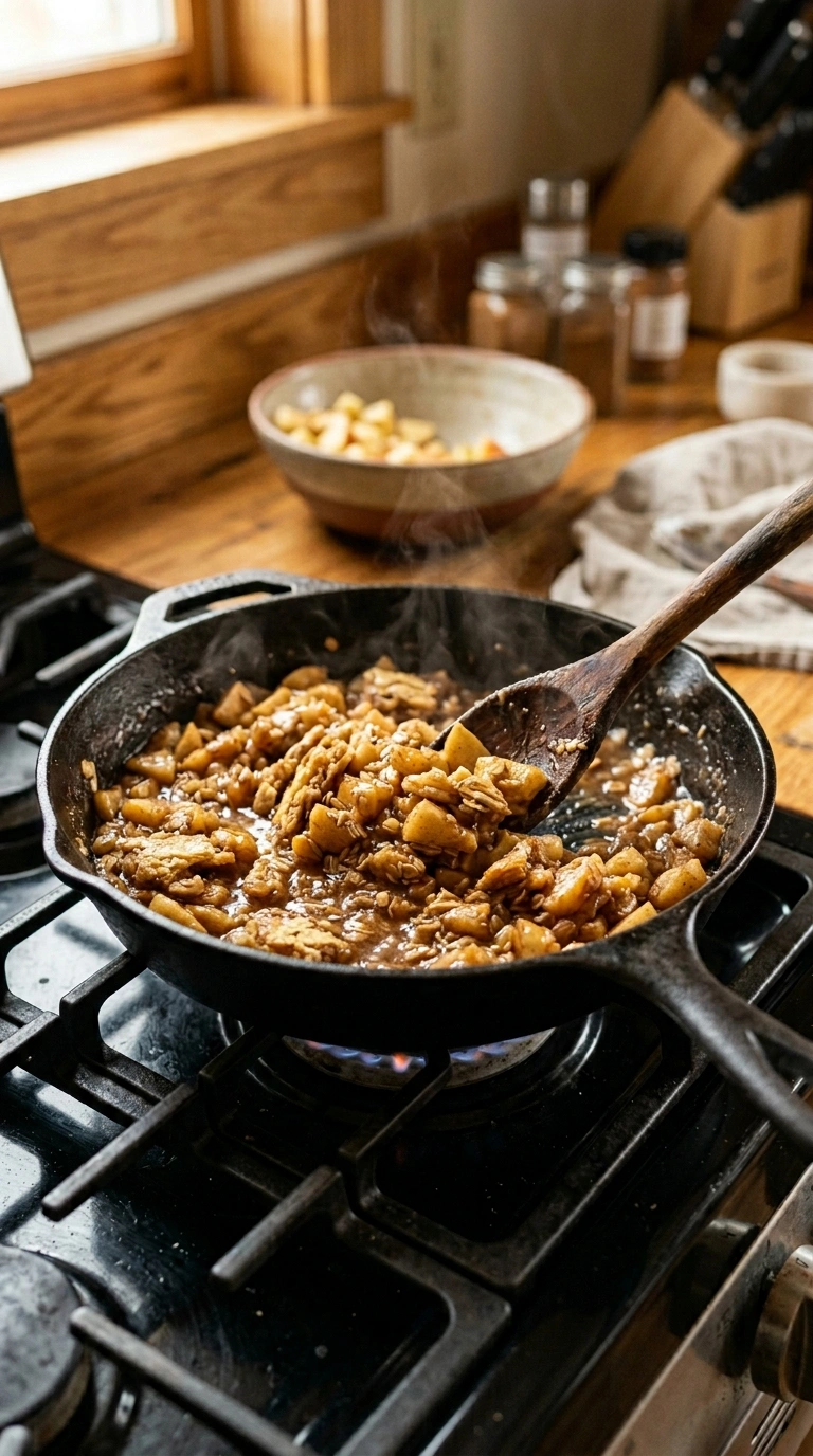 Cooking instructions for no bake apple cinnamon bars