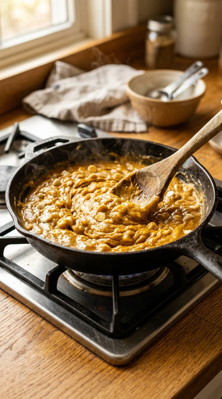 Cooking instructions for pumpkin spice blondies