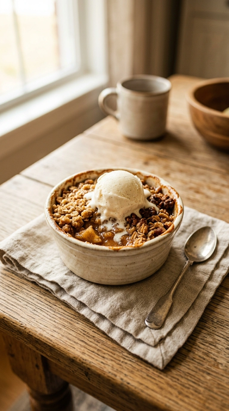 Buttery Apple Crisp | Easy Cozy Fall Family Dessert