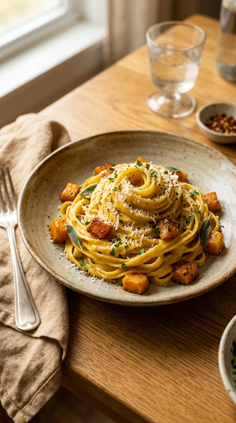 Toasty Roasted Butternut Pasta | 35-Min Cozy Fall Family Dinner
