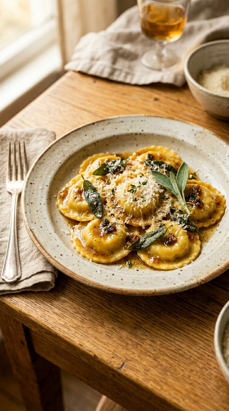 Buttery Butternut Squash Ravioli | 30-Min Cozy Fall Family Dinner