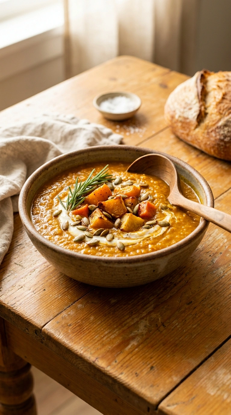 Creamy Comforting Sweet Potato Chowder | 35-Min Easy Family Fall Comfort Bowl