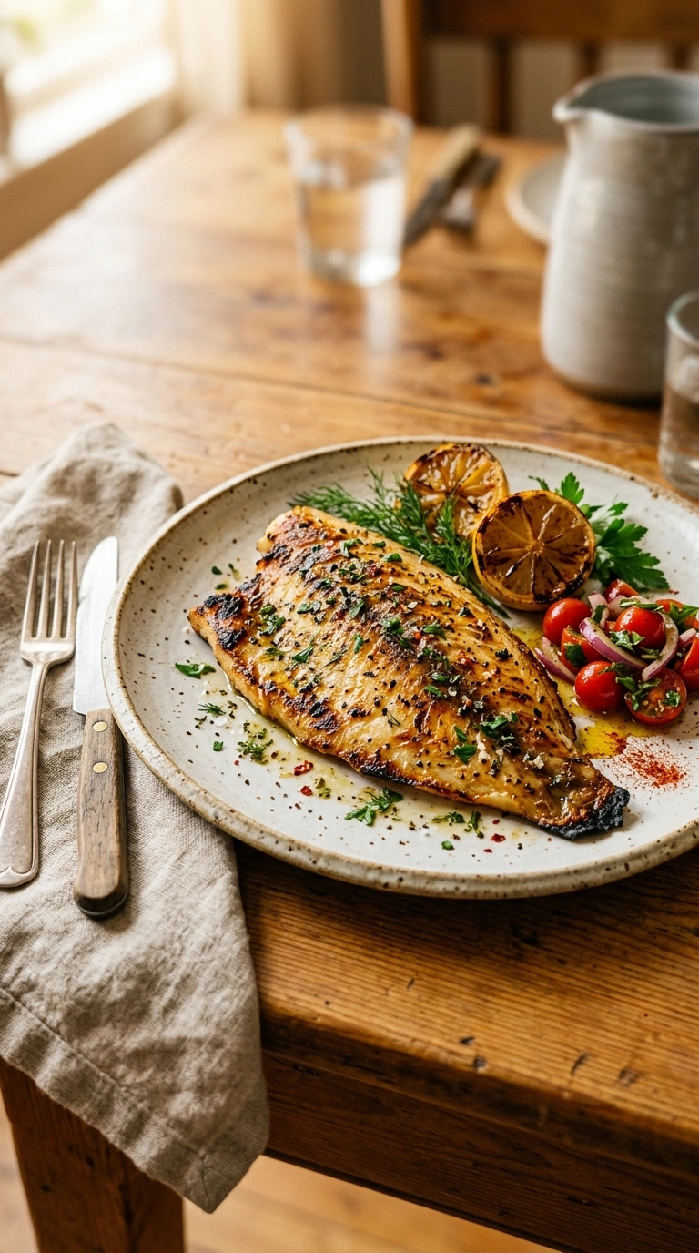 Flaky Smoky Grilled Tilapia | 25-Min Easy Family Fall Dinner