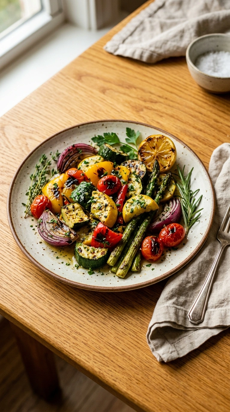 Charred Buttery Labor Day Grilled Veggies | 30-Min Easy Family Final Cookout